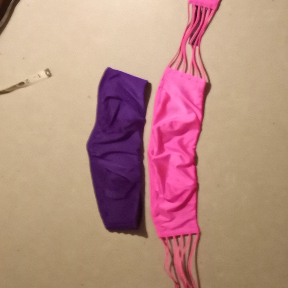 2 victorias secret strapless bras